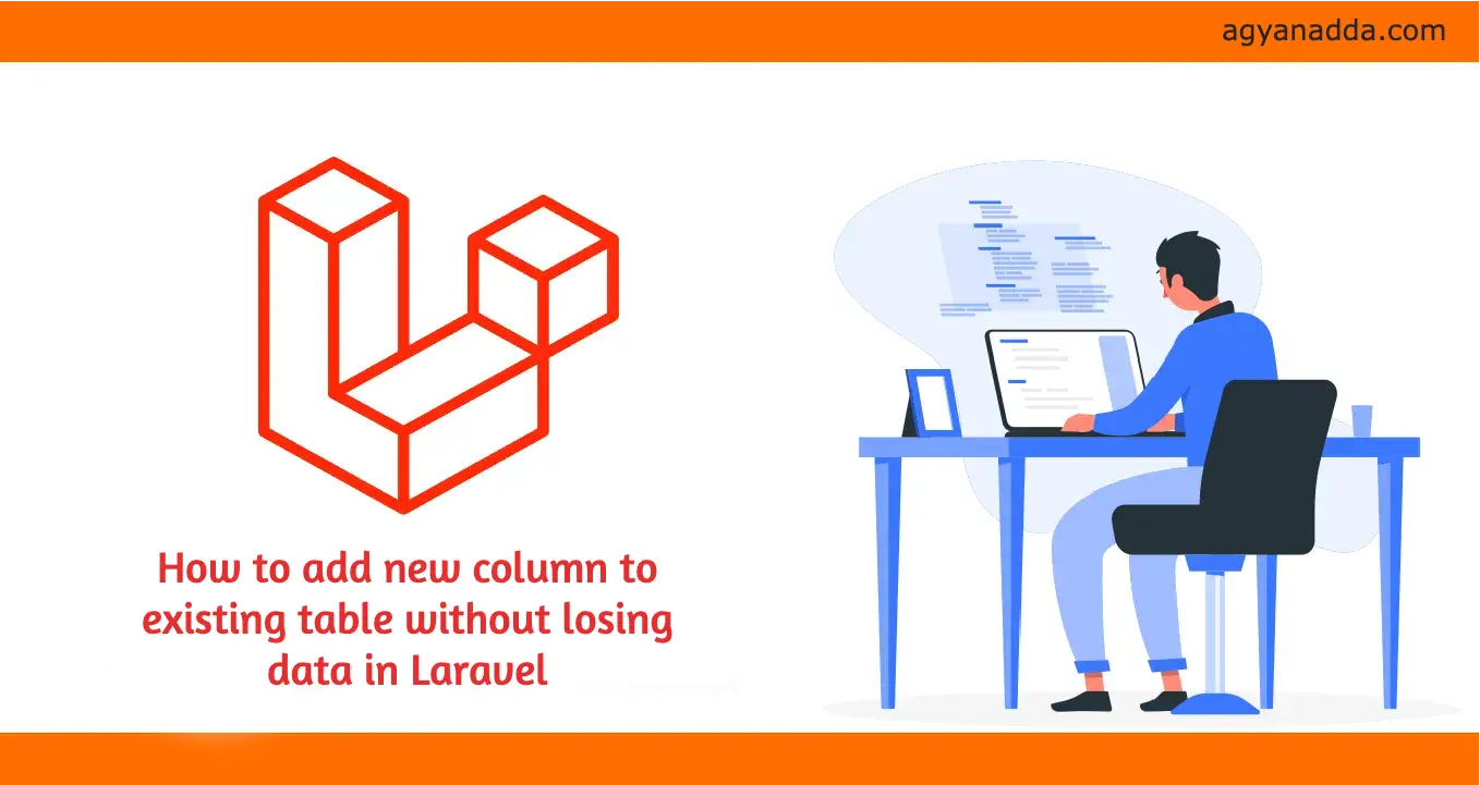 How to add new column to existing table without losing data in Laravel.webp